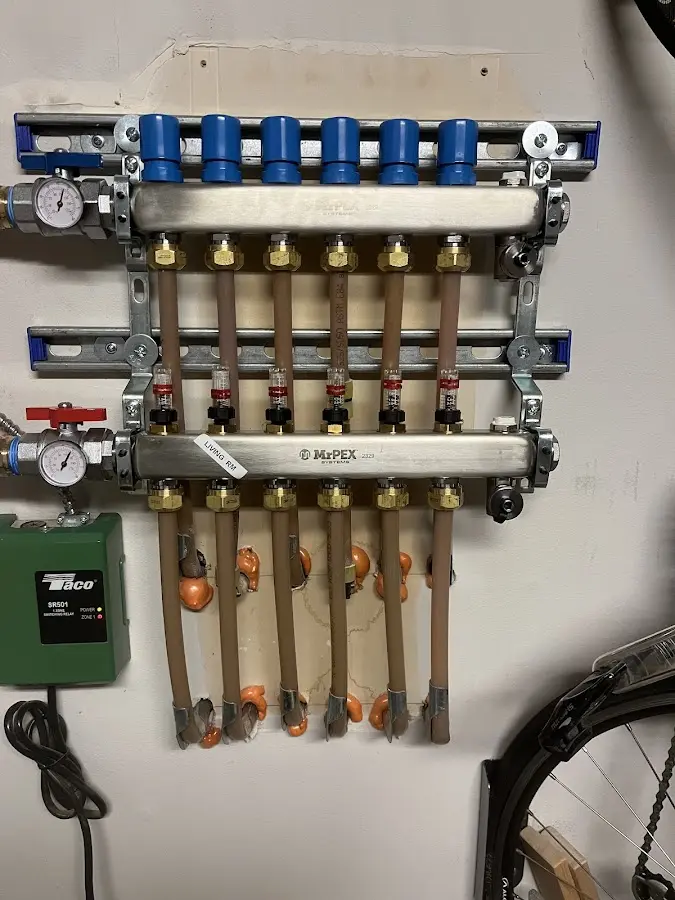 Plumber performing Gas Line Installation at a residential property in Port Allen